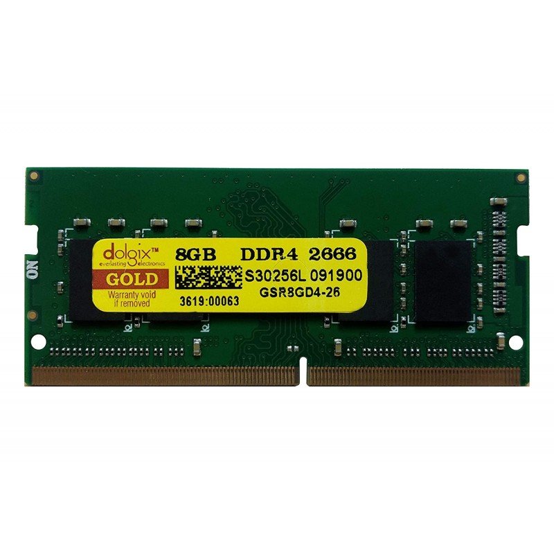 Dolgix Gold 8GB DDR4 2666MHz Laptop Ram SODIMM Memory Module