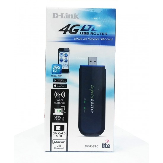 D-Link 4G LTE Wireless USB Router DWR-910