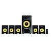 Philips Heart Beat SPA-3800B 5.1 Channel Home Theater System (Black/Yellow)-