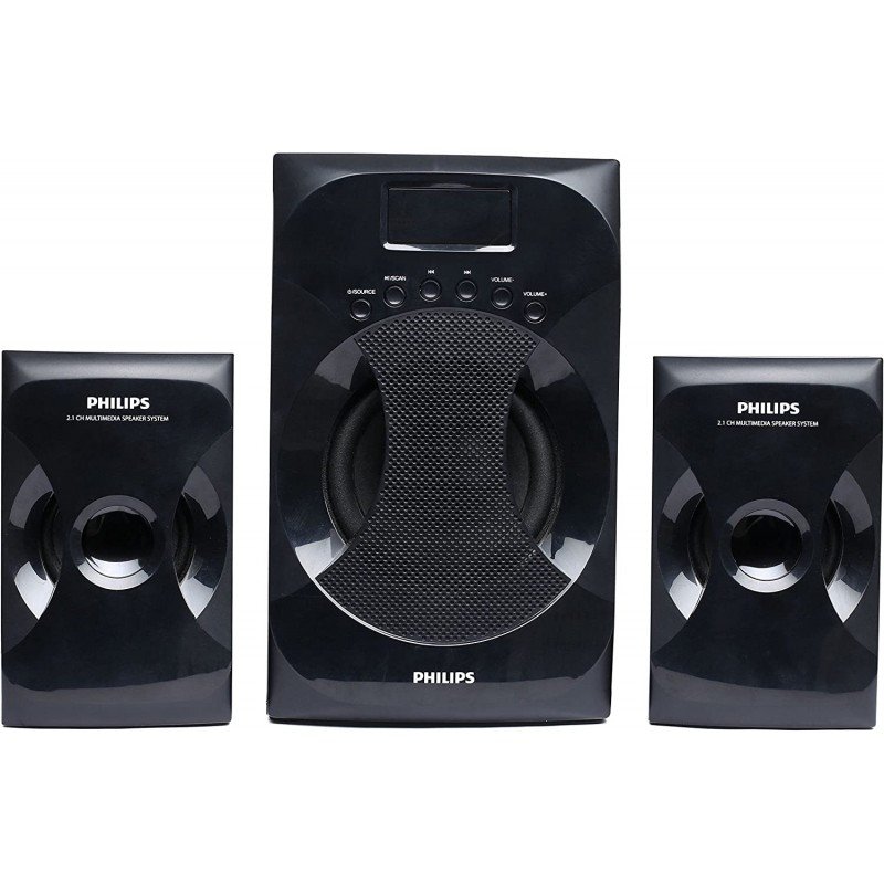 Philips MMS-4040F/94 2.1 Channel Multimedia Speaker System (Black)-