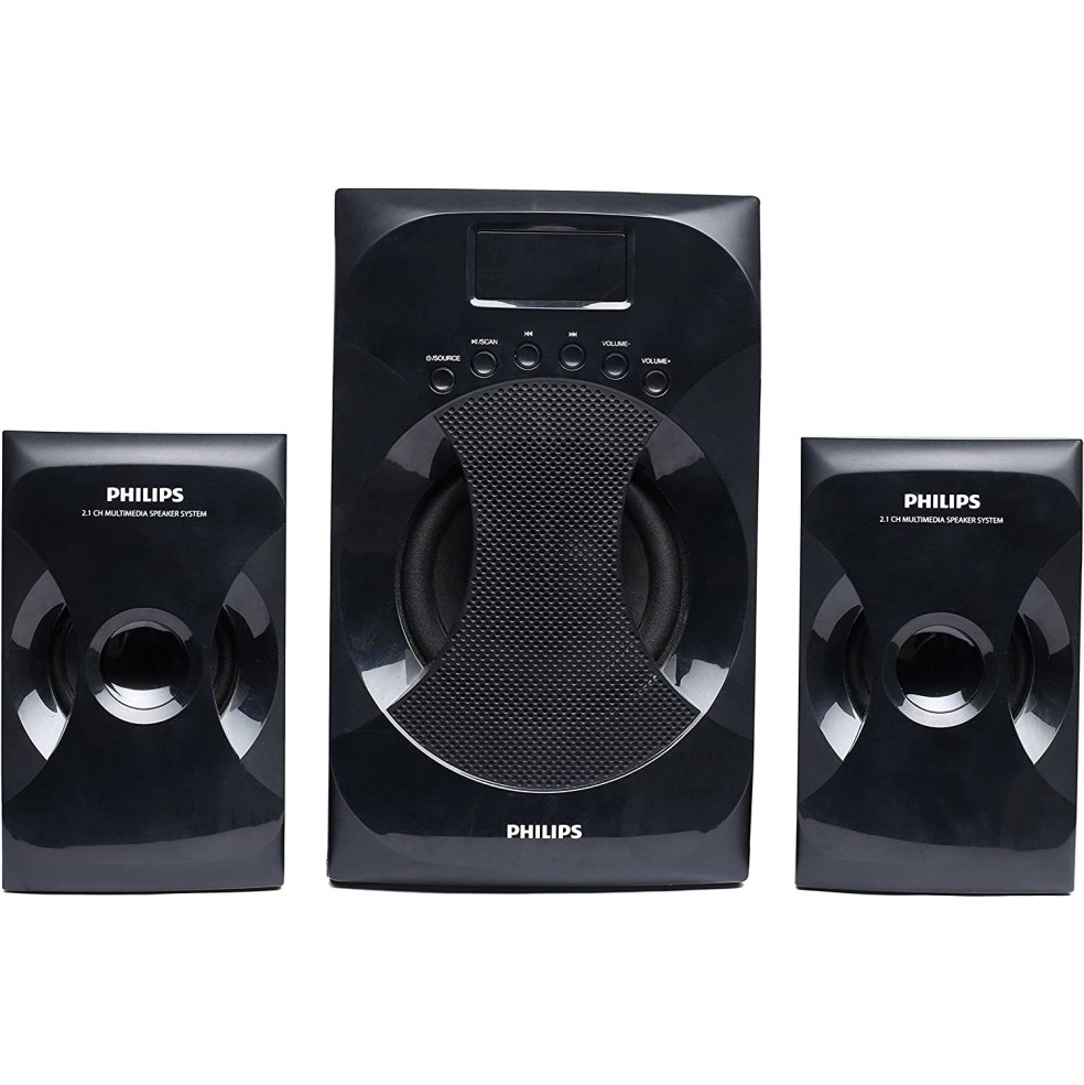 Philips MMS-4040F/94 2.1 Channel Multimedia Speaker System (Black)-