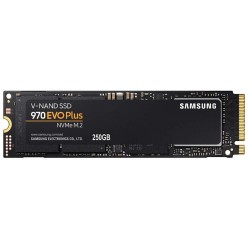 Samsung 970 EVO Plus 250GB PCIe NVMe M.2 (2280) Internal Solid State Drive (SSD) (MZ-V7S250)-