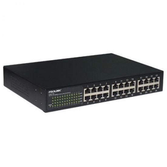 Prolink PSE2410M 24-Port Ethernet Switch Unmanaged 10/100 Mbps-