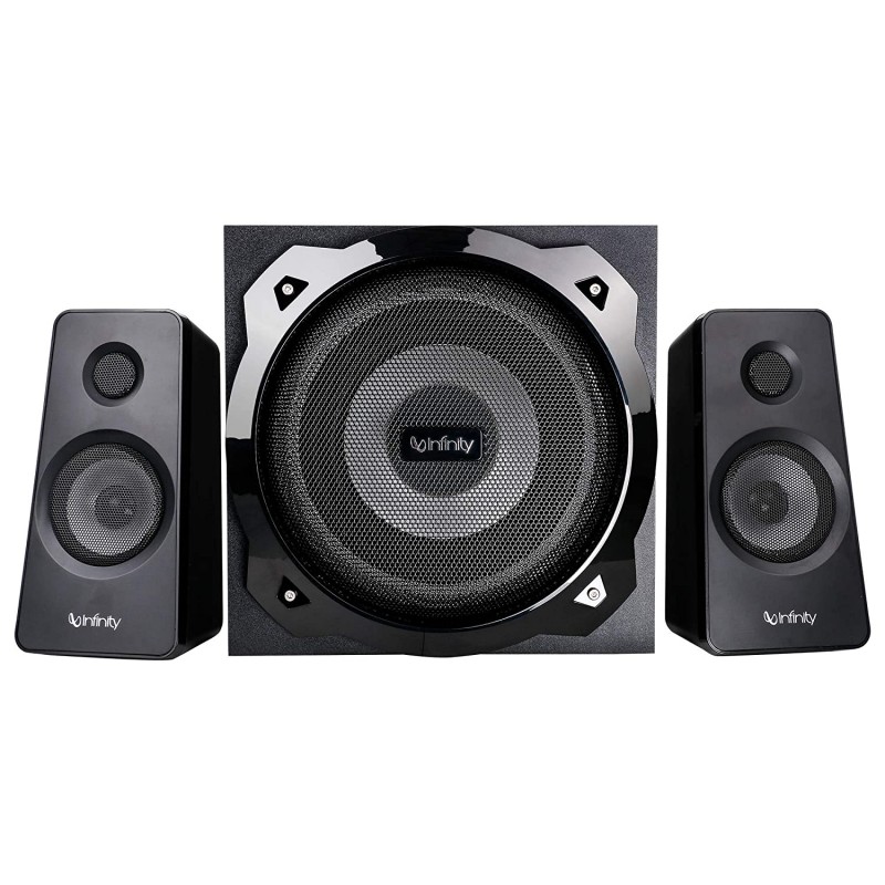 Infinity (JBL) Hardrock 210 Deep Bass 2.1 Channel Multimedia Speaker (100 Watts Peak Output)