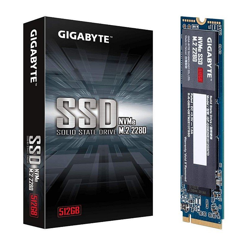 Gigabyte m.2 pcle ssd 512 gb- 