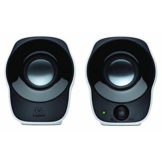 Logitech Z120 Stereo Speaker (Black and White)-
