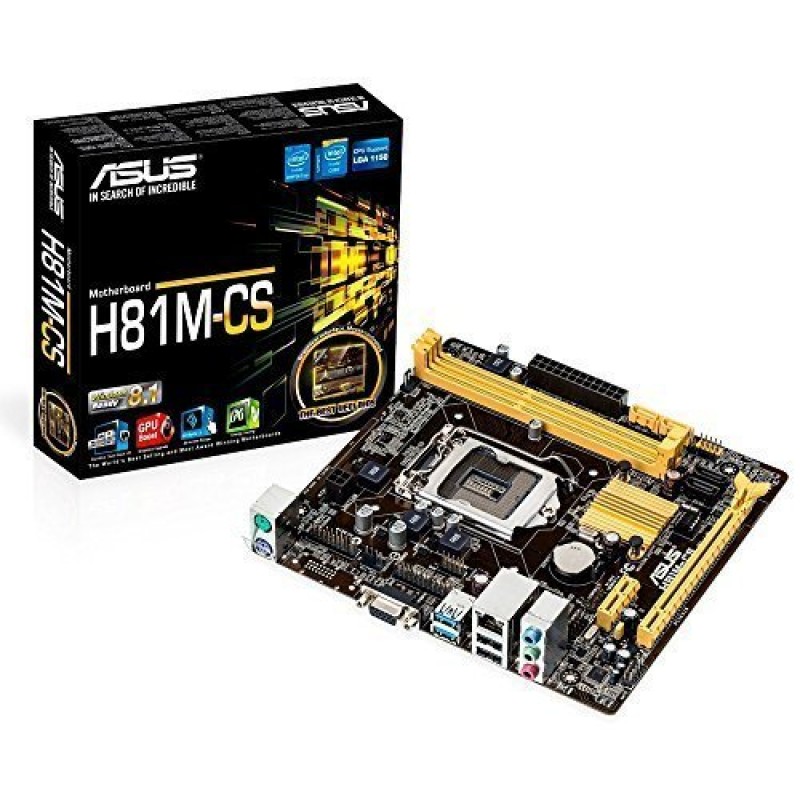 ASUS H81M-CS LGA-1150 Motherboard 