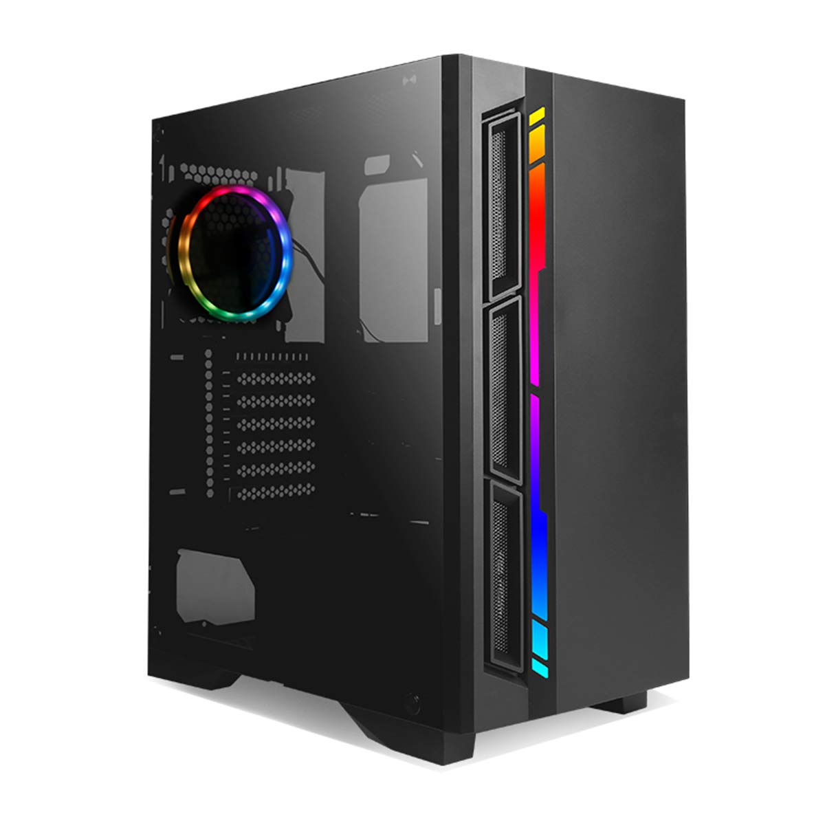 Antec NX400 Tower Gaming Cabinet ATX, M-ATX, ITX Motherboard with Glass Panel and LED Control