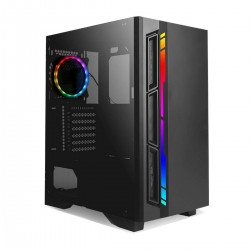 Antec NX400 Tower Gaming Cabinet ATX, M-ATX, ITX Motherboard with Glass Panel and LED Control 