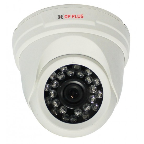 CP PLUS CP-VCG-D13L2-1.3 MP HDCVI Night Vision Dome Camera with 20M of IR Range- 