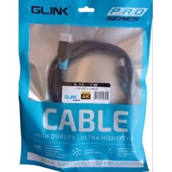G-Link HDMI Cable 1.5 Meter Male To Male Gold Plated Full HD 720P 1080P For LCD, LED, TV, PC And Laptop (Black)-