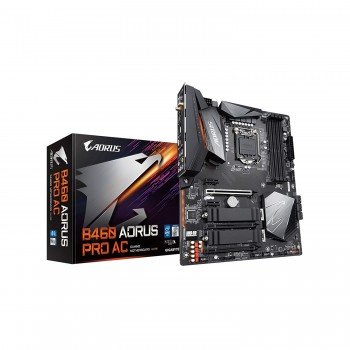 GIGABYTE B460 AORUS PRO AC with Direct 8+2 Phase Digital VRM Design Motherboard