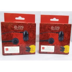 iball iB-229 Earphone with Mic - Pack of 2