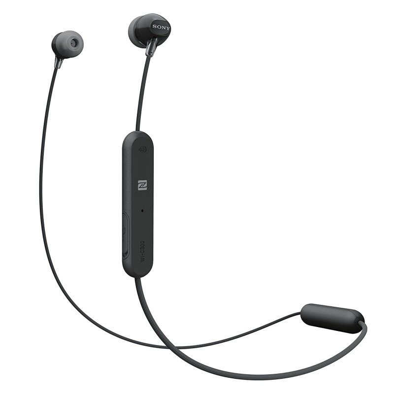 Sony wi-c300 wireless in-ear headphones black