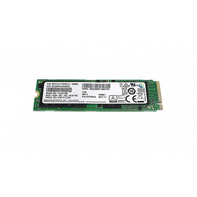 Samsung MZVLW256HEHP PM961 256GB M.2 NVMe PCIe Internal SSD - OEM