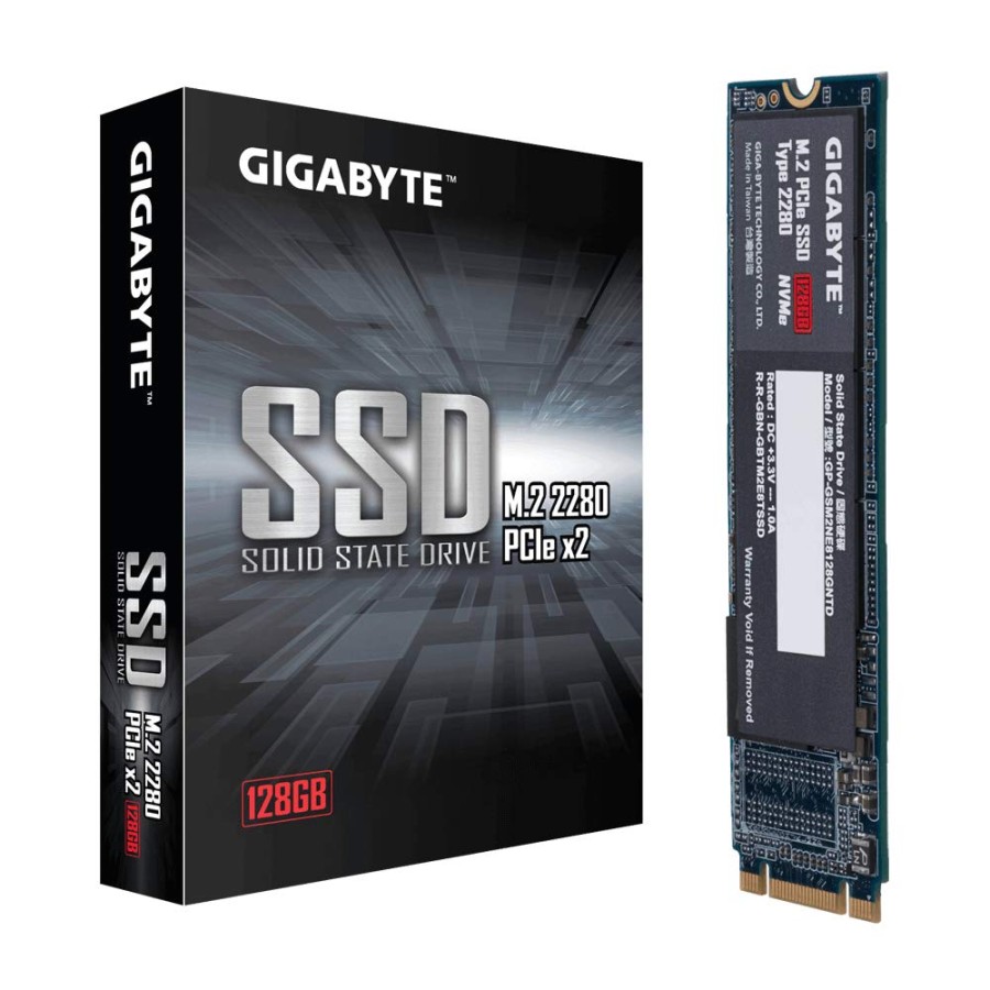 Gigabyte 128GB SSD M.2 PCIe x2 Gigabyte 128GB SSD M.2 PCIe x2