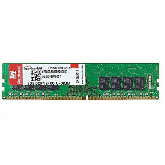PIS Simmtronics 8GB 2400MHz DDR4 SDRAM for Desktop/PC