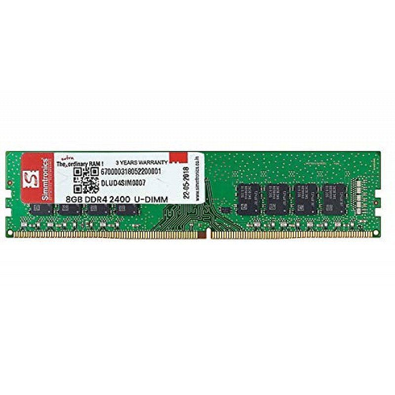 PIS Simmtronics 8GB 2400MHz DDR4 SDRAM for Desktop/PC