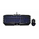 Circle Saberon X7C with 7 Colours Backlight Wired USB Gaming Keyboard and Mouse Combo Set with Large Size Mouse Pad (Black) 