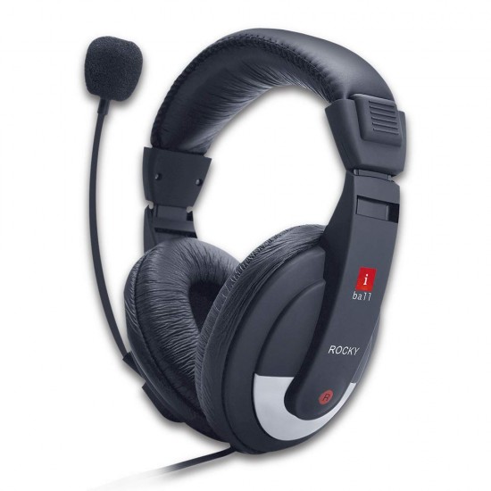 iBall Rocky Over-Ear Headphones with Mic