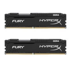 HyperX Fury 2666MHz DDR4 Non-ECC CL15 DIMM 16 DDR4 2400 MT/s PC4-19200 Desktop Ram