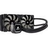 Corsair Hydro H100x Liquid CPU Cooler (240mm Radiator, Dual 120mm PWM Fans) Black- 