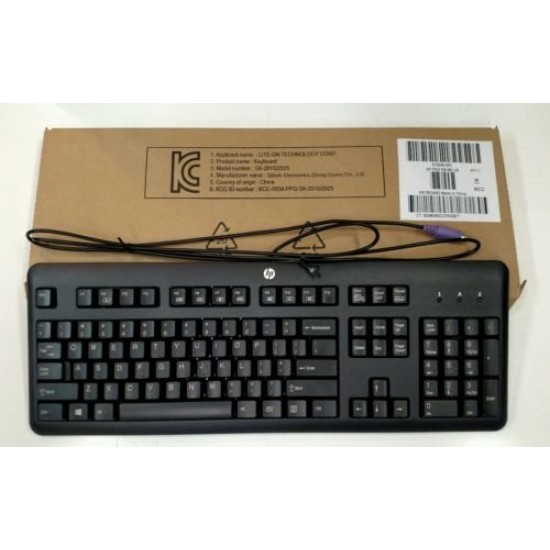 HP PS/2 Keyboard and Mouse Combo - BLACK - HP OEM Part # 672646-003 & 672651-001-