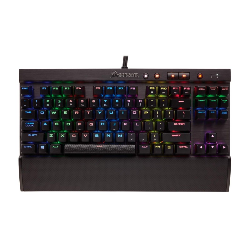 CORSAIR K65 LUX RGB Compact Mechanical Keyboard - Cherry MX Red - RGB LED Backlit