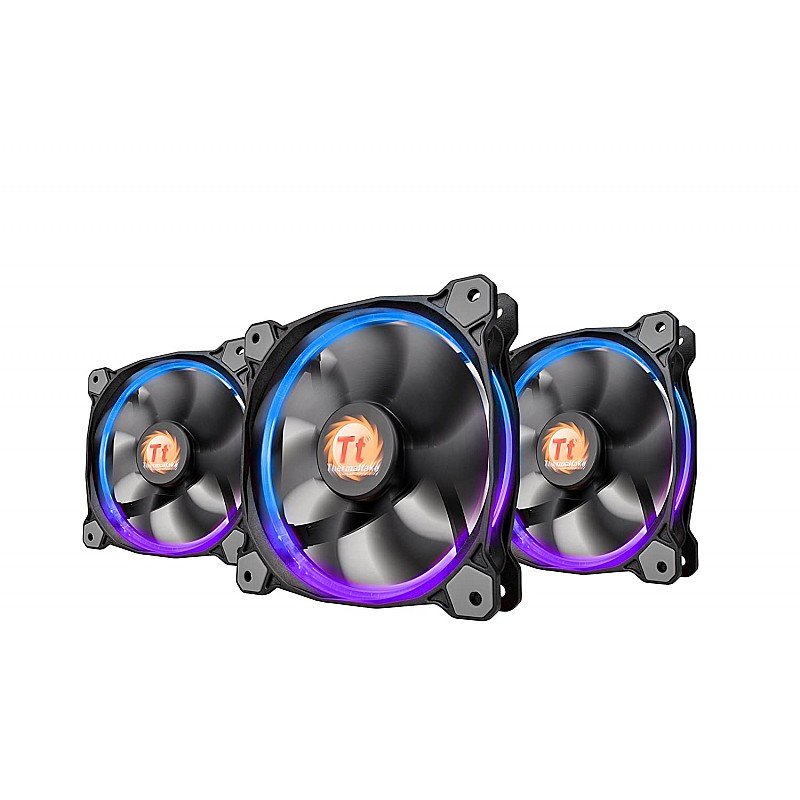 Thermaltake Riing 12 RGB LED 120mm Radiator Fan CL-F042-PL12SW-B