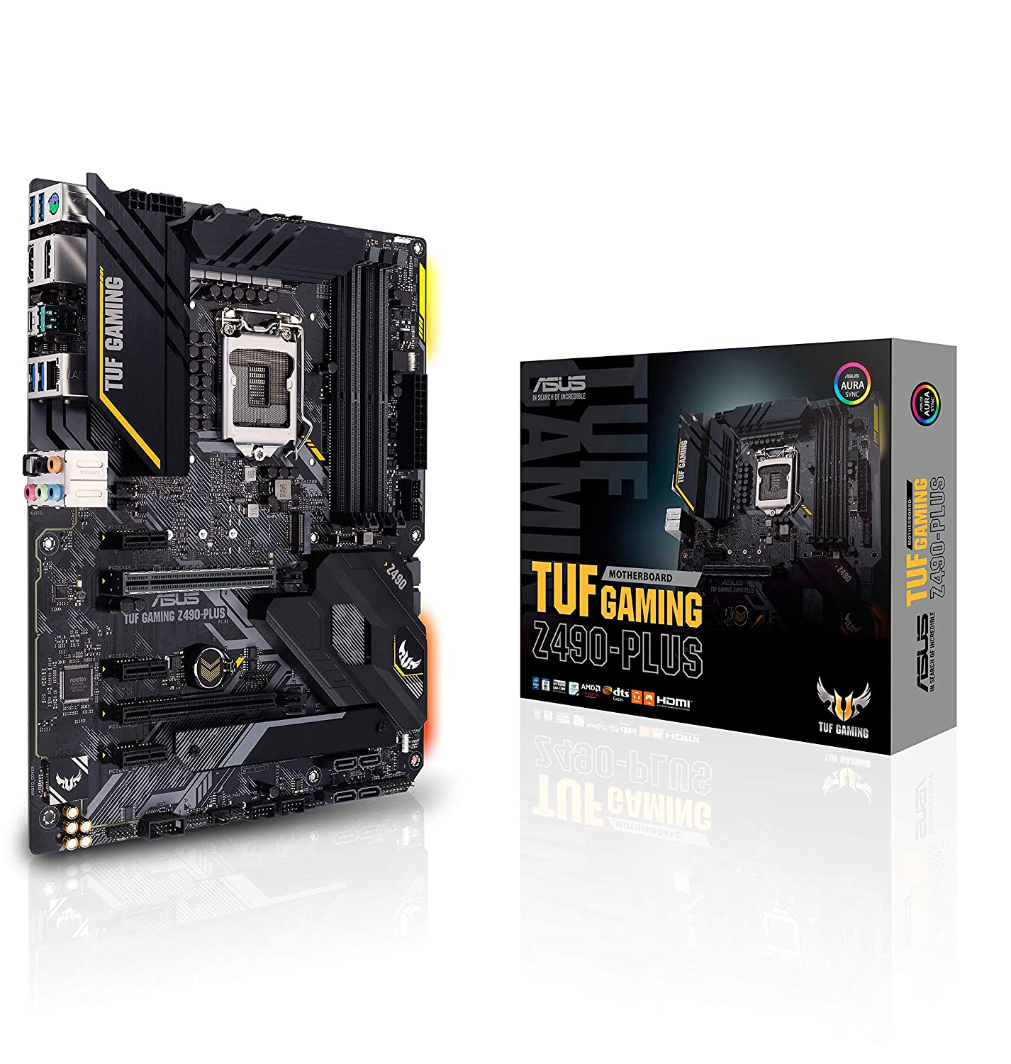 ASUS TUF Gaming Z490-Plus LGA 1200 Intel 10th Gen ATX Motherboard