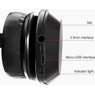 Lenovo HD100 Wireless Bluetooth  Headphone  BT 5.0  Noise isolation (Black)