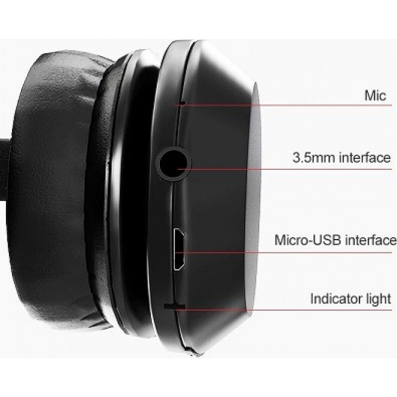 Lenovo HD100 Wireless Bluetooth Headphone BT 5.0 Noise isolation (Black) Lenovo HD100 Wireless Bluetooth Headphone BT 5.0 Noise isolation (Black)