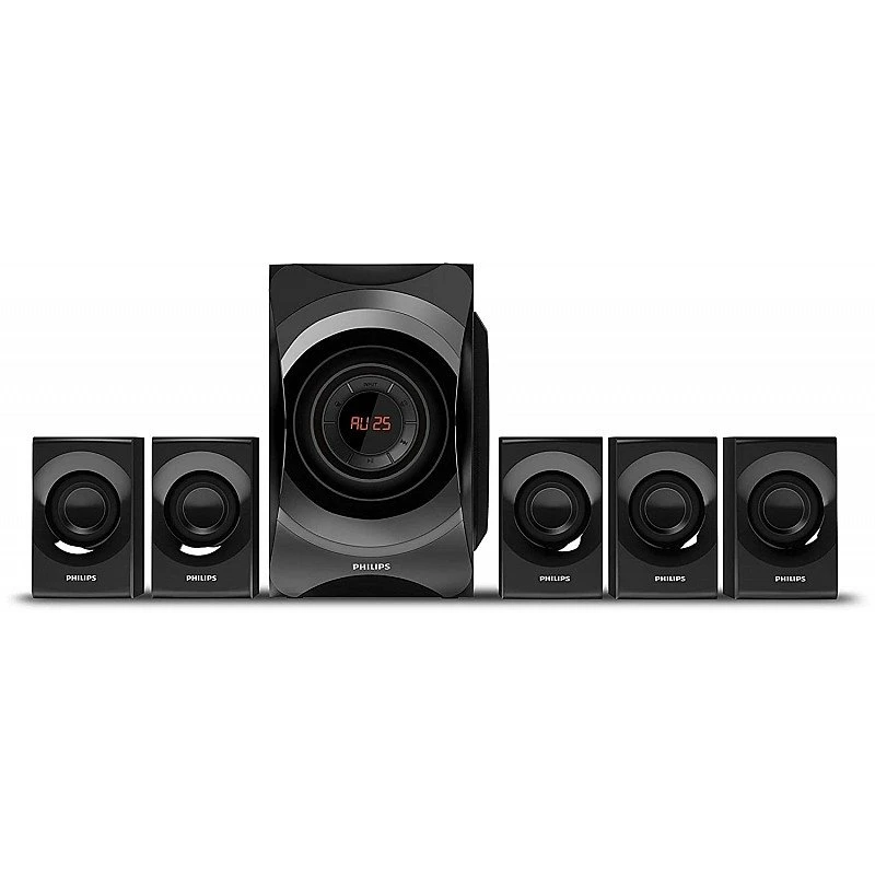 Philips SPA8000B/94 5.1 Channel Multimedia Speakers System (Black) Philips SPA8000B/94 5.1 Channel Multimedia Speakers System (Black)