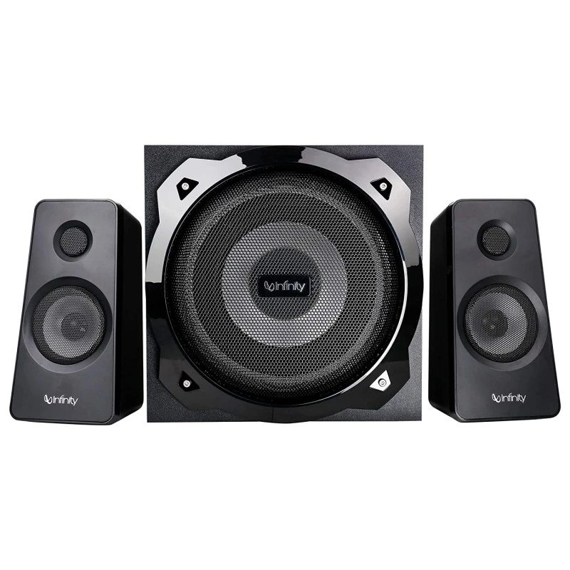 Infinity (JBL) Hardrock 210 Deep Bass 2.1 Channel Multimedia Speaker (100 Watts Peak Output) Infinity (JBL) Hardrock 210 Deep Bass 2.1 Channel Multimedia Speaker (100 Watts Peak Output)
