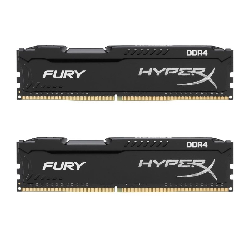 HyperX Fury 2666MHz DDR4 Non-ECC CL15 DIMM 16 DDR4 2400 MT/s PC4-19200 Desktop Ram HyperX Fury 2666MHz DDR4 Non-ECC CL15 DIMM 16 DDR4 2400 MT/s PC4-19200 Desktop Ram
