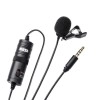Boya BYM1 Omnidirectional Lavalier Condenser Microphone with 20 ft Audio Cable (Black) Boya BYM1 Omnidirectional Lavalier Condenser Microphone with 20 ft Audio Cable (Black)