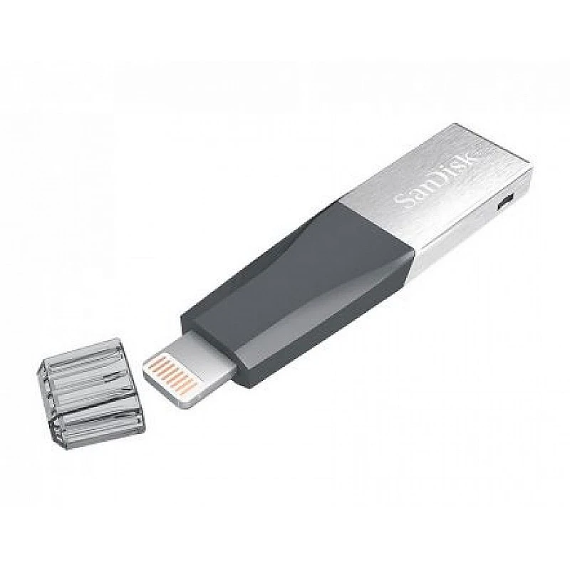 SanDisk iXpand Mini 128GB USB 3.0 Flash Drive for iPhone and Computer SanDisk iXpand Mini 128GB USB 3.0 Flash Drive for iPhone and Computer