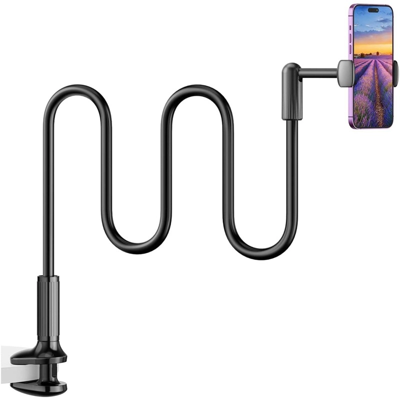 Callas Gooseneck Phone Holder, Universal Mobile Phone Holder & Tablet Holder with 360° Rotation Callas Gooseneck Phone Holder, Universal Mobile Phone Holder & Tablet Holder with 360° Rotation