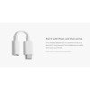 Google Pixel White USB Type C to 3.5 mm Adaptor Phone Converter  (Android, iOS)