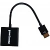 Honeywell 3in1 HDMI to VGA, 3.5mm Audio Jack & Micro USB Port, 1080p@60Hz HDMI Resolution & 6.75GB Transfer Speed, VGA Resolution 1920x1200P@60Hz, Compatible with-LED, Laptop, Gaming Console etc-Black Honeywell 3in1 HDMI to VGA, 3.5mm Audio Jack & Micro USB Port, 1080p@60Hz HDMI Resolution & 6.75GB Transfer Speed, VGA Resolution 1920x1200P@60Hz, Compatible with-LED, Laptop, Gaming Console etc-Black