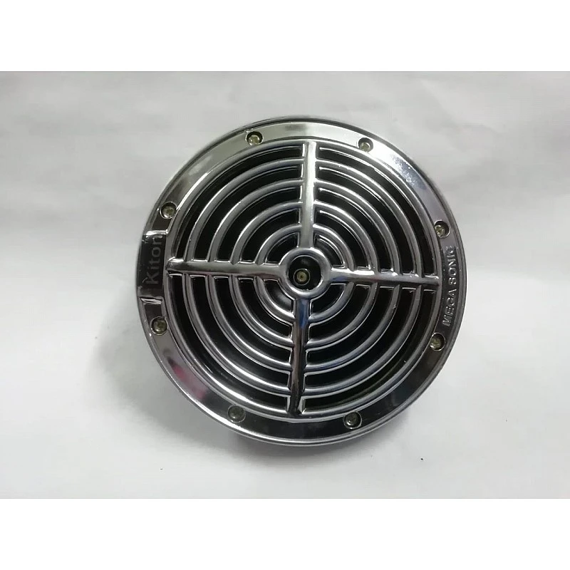 Kiton Plastic Chrome Vibro Mega Sonic 12V Universal Horn DC 150 mm Kiton Plastic Chrome Vibro Mega Sonic 12V Universal Horn DC 150 mm