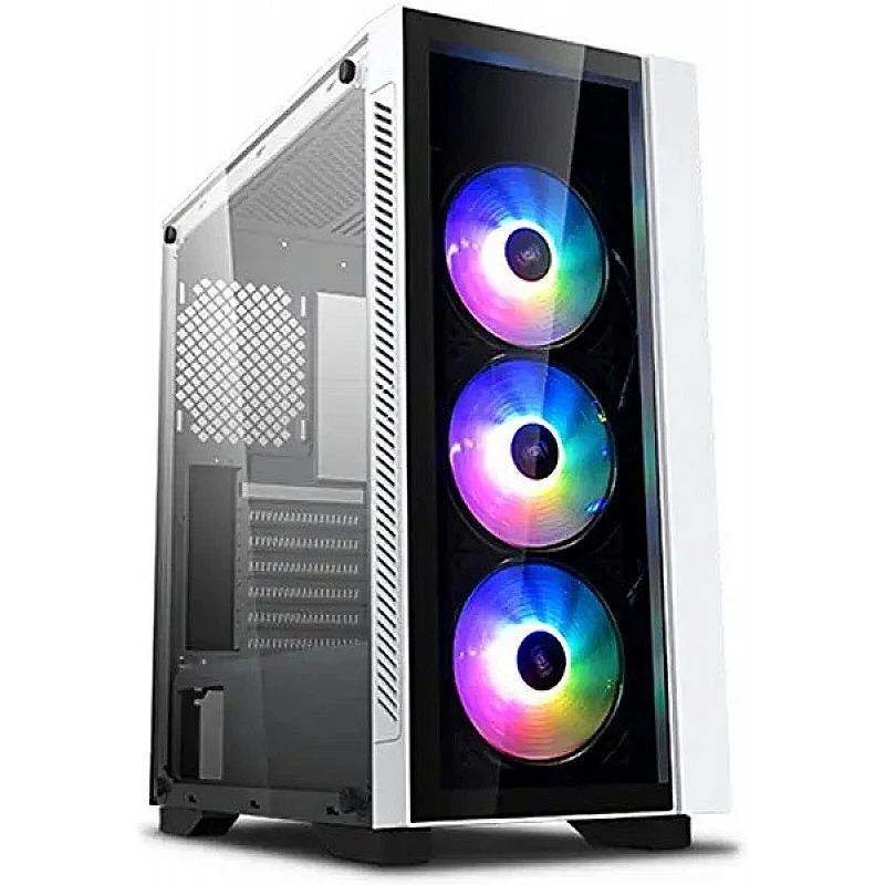 DEEPCOOL MATREXX 55 V3 ADD-RGB 3F Middle Tower Supports E-ATX/ATX/Micro ATX/Mini-ITX Computer Cabinet with 3×120mm ADD-RGB Fans at Front. DEEPCOOL MATREXX 55 V3 ADD-RGB 3F Middle Tower Supports E-ATX/ATX/Micro ATX/Mini-ITX Computer Cabinet with 3×120mm ADD-RGB Fans at Front.