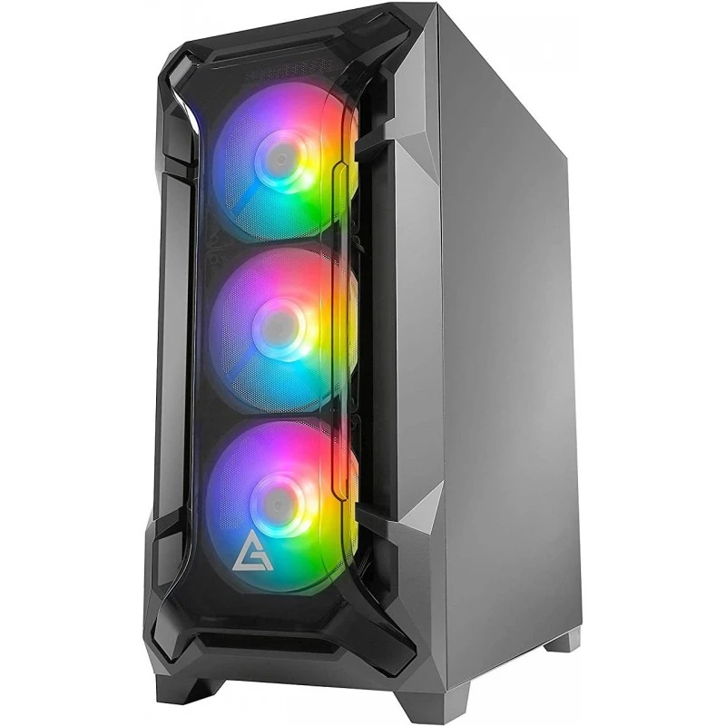 Antec DF600 Mid Tower Supports ATX, Micro-ATX, Mini-ITX Computer Case with 3 x 120 mm ARGB Fans in Front Antec DF600 Mid Tower Supports ATX, Micro-ATX, Mini-ITX Computer Case with 3 x 120 mm ARGB Fans in Front