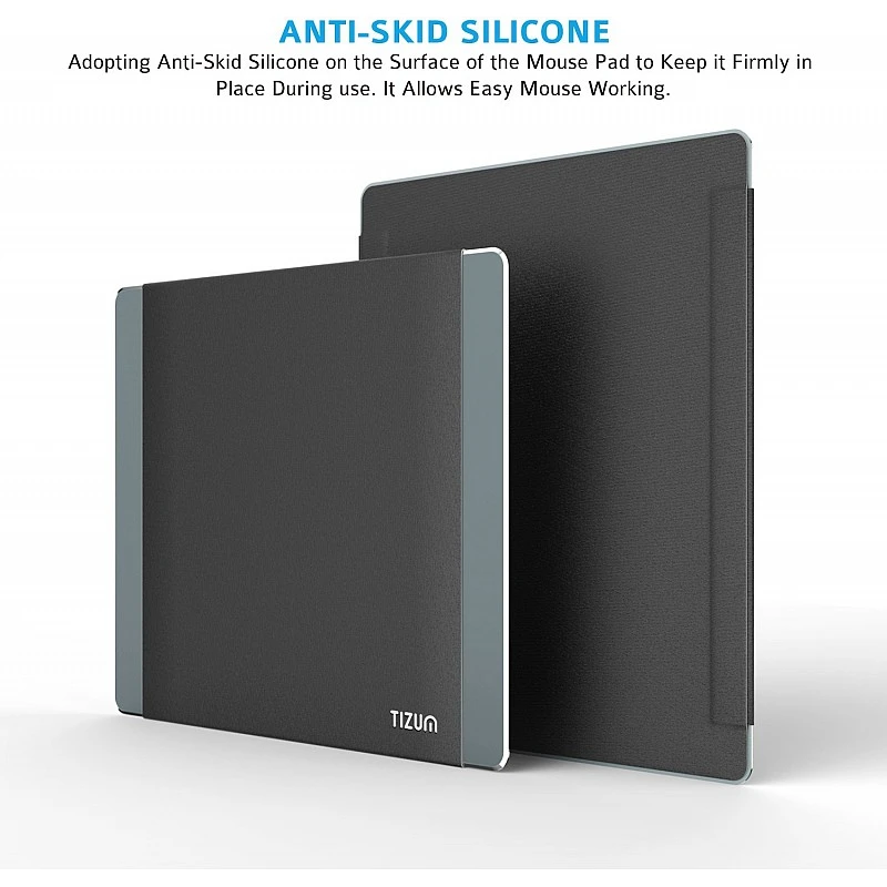 Tizum Aluminium Mousepad - Anti-Skid Intensive Gaming Mouse Pad for MacBook-c Tizum Aluminium Mousepad - Anti-Skid Intensive Gaming Mouse Pad for MacBook-c