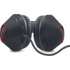 iBall EarWear Rock, Pitch Perfect Sound, Over-Ear Wired Headphones with Mic, Black & Red