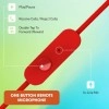 JBL C150SI by Harman in-Ear Headphones with Mic (Red)