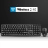 Ant Esports MKWM2023 Wireless Gaming Keyboard & Mouse Combo with Stylish 104 Membrane Keys and 3D Button Mouse with 1000 DPI Optical Sensor