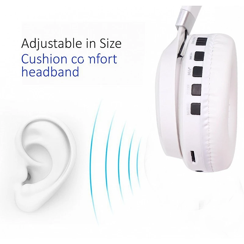 PTron Kicks On-Ear Wireless Bluetooth Headphones (White) PTron Kicks On-Ear Wireless Bluetooth Headphones (White)