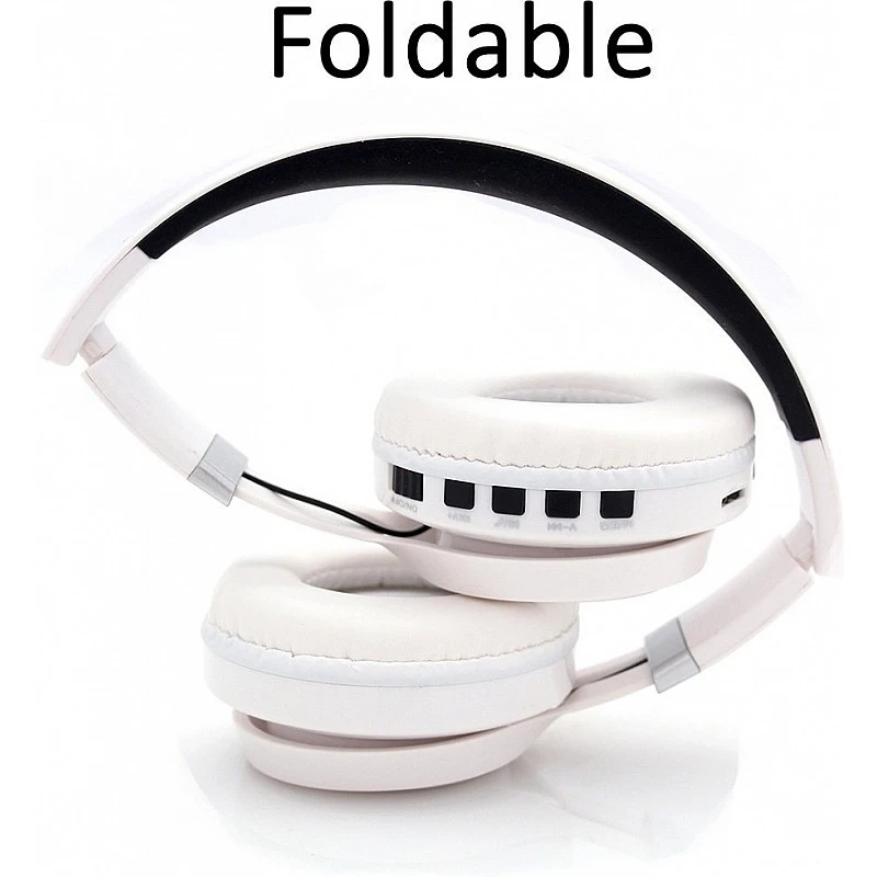 PTron Kicks On-Ear Wireless Bluetooth Headphones (White) PTron Kicks On-Ear Wireless Bluetooth Headphones (White)