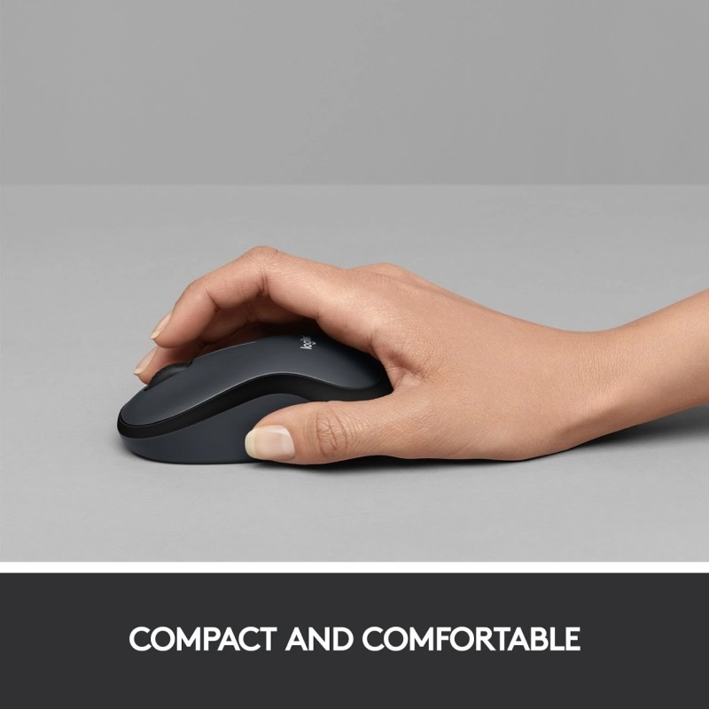 Logitech M220 Silent Wireless Mobile Mouse (Grey)